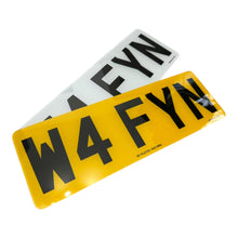 Load image into Gallery viewer, Short 13 Inch Number Plates (5 Digits)