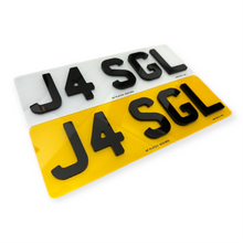 Load image into Gallery viewer, Short 13 Inch Number Plates (5 Digits)