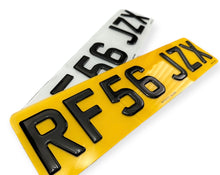 Load image into Gallery viewer, Short 18 Inch Number Plates (7 Digits Perfect Fit)