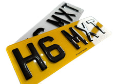 Load image into Gallery viewer, Short 13 Inch Number Plates (5 Digits)