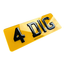 Load image into Gallery viewer, Short 11 Inch Number Plates (4 Digits)