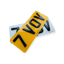 Load image into Gallery viewer, Short 11 Inch Number Plates (4 Digits)