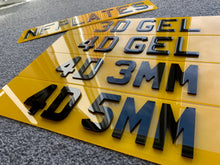 Load image into Gallery viewer, Short 18 Inch Number Plates (7 Digits Perfect Fit)