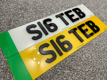 Load image into Gallery viewer, Green Flash Number Plates - For Electric Vehicles