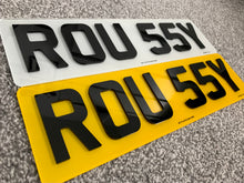 Load image into Gallery viewer, Short 16 Inch Number Plates (6 Digits)