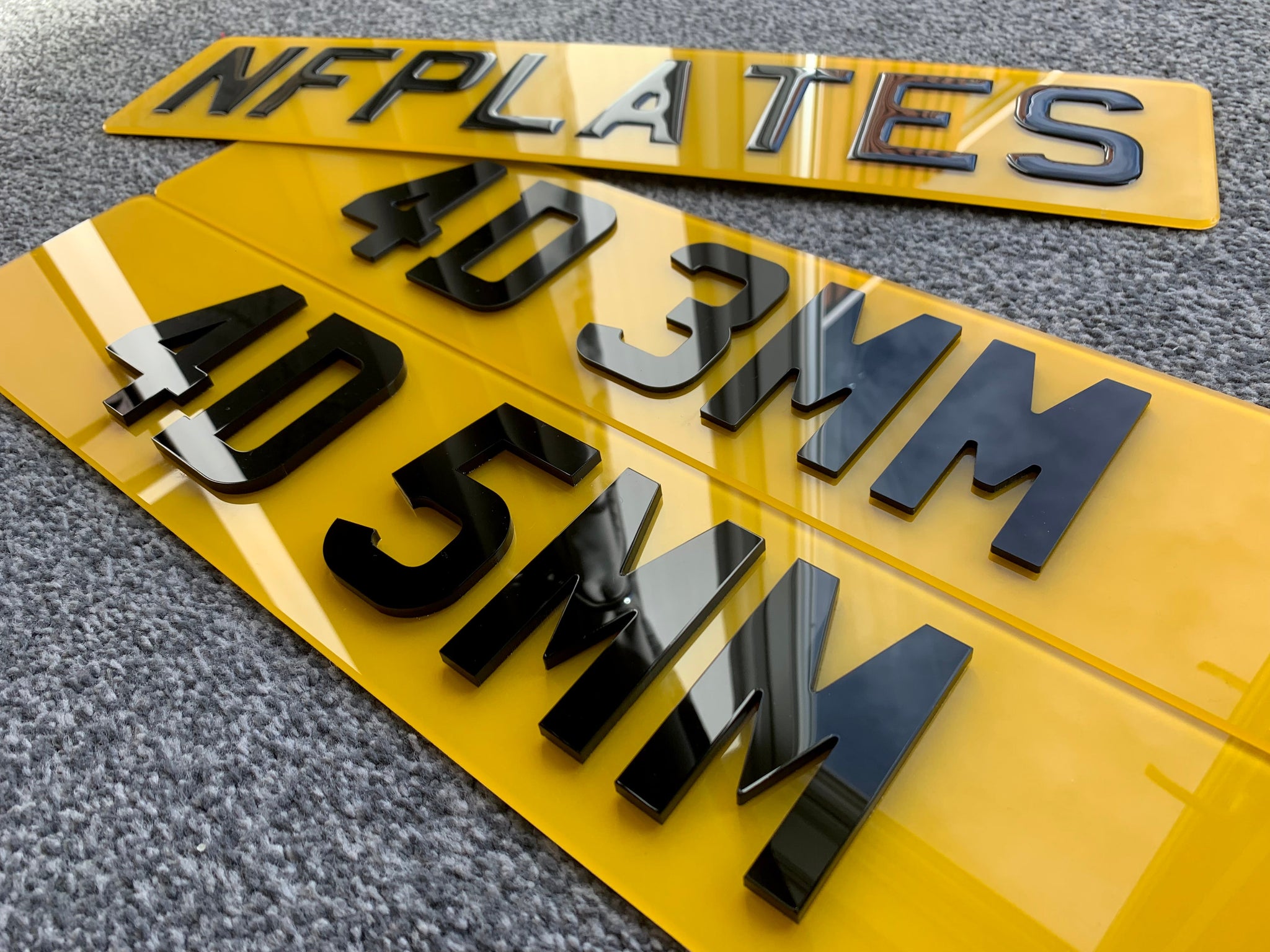 Green Flash Number Plates - For Electric Vehicles – NF PLATES