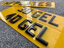 Load image into Gallery viewer, Short 18 Inch Number Plates (7 Digits Perfect Fit)
