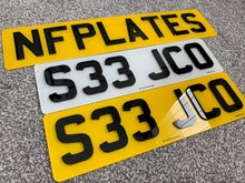 Load image into Gallery viewer, Short 16 Inch Number Plates (6 Digits)
